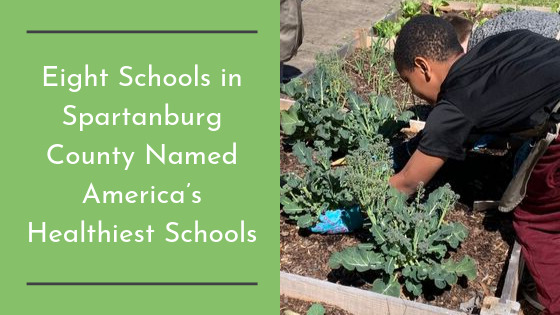 Eight Schools in Spartanburg County Named America’s Healthiest Schools
