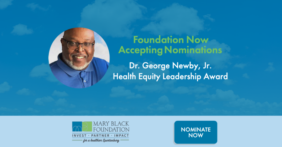 Foundation Announces Dr. George Newby, Jr. Health Equity Leadership Award